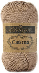 Scheepjes Catona 506 Caramel - karamell barna pamut fonal