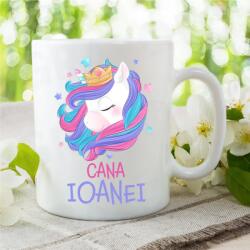 Gravolo Cana Personalizata cu Nume Unicorn (C659)