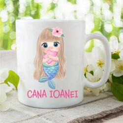 Gravolo Cana Personalizata cu Nume Sirena (C658)