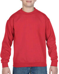 Gildan Gyerek Pulóver Hosszú ujjú Gildan Heavyweight Blend Youth Crew Neck - XL (176), Piros