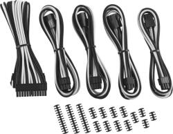 CableMod Classic ModMesh kábelhosszabbító készlet - 8+6 sorozat - fekete/fehér (CM-CAB-CKIT-N86KKW-R)