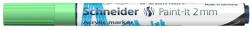 Schneider Marker cu vopsea acrilica Schneider Paint-It 310, varf rotund 2 mm, vernil