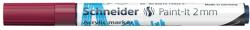 Schneider Marker cu vopsea acrilica Schneider Paint-It 310, varf rotund 2 mm, visiniu