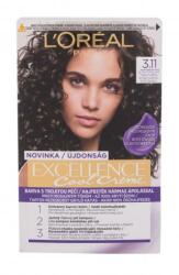 L'Oréal Excellence Cool Creme vopsea de păr 48 ml pentru femei 3, 11 Ultra Ash Dark Brown