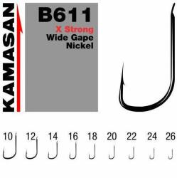 Kamasan Carlige KAMASAN B611 X-Strong Wide Gape, Nr. 12, 10 buc. /plic (KHPB611012)