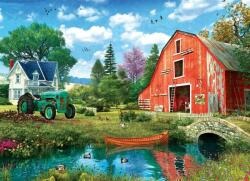 EUROGRAPHICS 6000-5526 - The Red Barn, Dominic Davison - 1000 db-os puzzle