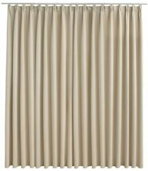  Draperie opacă cu cârlige, bej, 290 x 245 cm (134449)