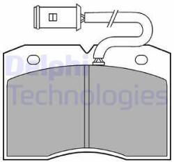 DELPHI set placute frana, frana disc DELPHI LP863 (LP863)