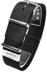 Morellato Curea Morellato tip NATO Band Nastro Cannete Culoare Neagra 18mm 20mm 22mm 24mm A01U3972A74019CR (A01U3972A74019CR)