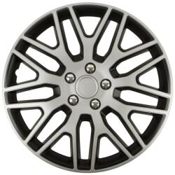 VERSACO DAKAR NC dísztárcsa szett 14 "-os méret SILVER&BLACK ezüst fekete (10942)