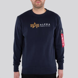 Alpha Industries Alpha Label Sweater - replica blue