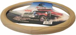 Truck Comfort Kormányvédő 44-46cm bőr hatású varrt - bézs