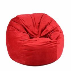 Pufrelax Пуф, Барбарон 800л. , King Size XL - Red Diamond, Перящ се калъф, Трансформира се в легло, Пълнеж с микс от мемори пяна и дунапрен, Гама Plush honey