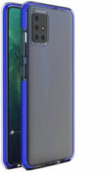 Hurtel Husa Spring Case Clear TPU Gel Colorful frame pentru Xiaomi RedMi Note 9 (albastru)
