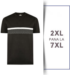 Kam Jeanswear T-shirt Printed Tee Black