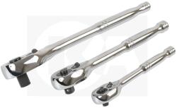 Laser Tools Crowa racsnis kulcs klt. 3 db-os nyomógombos 1/2", -3/8", -1/4", (LAS-6421)