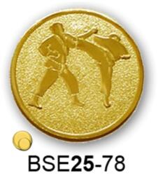  Érembetét karate küzdősport harcművészet BSE25-78 25mm arany