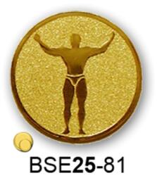  Érembetét testépítés bodybuilding BSE25-81 25mm arany