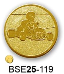 Érembetét gokart BSE25-119 25mm arany
