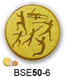  Érembetét atlétika tornász BSE50-6 50mm arany