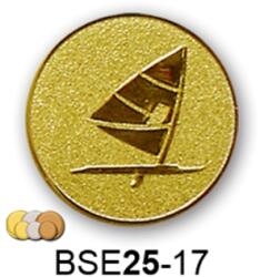 Érembetét szörf BSE25-17 25mm arany, ezüst, bronz