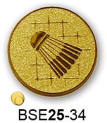  Érembetét tollaslabda BSE25-34 25mm arany
