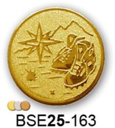  Érembetét természetjárás túra BSE25-163 25mm arany, ezüst, bronz