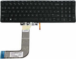 HP Tastatura Laptop, HP, Pavilion 17-F, iluminata, fara rama, neagra, US (HP60ius-MQQ12)
