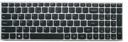 Lenovo Tastatura Laptop Lenovo IdeaPad 300 17ISK Silver US (Len7silver-M175)