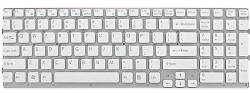 Sony Tastatura Laptop, Sony, Vaio VPCEB4Z1E, fara rama, alba, US (Sony6uswhitenoframe-MQQ157)