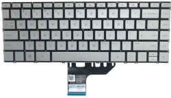 HP Tastatura laptop, HP, Spectre 360 13-W, iluminata, silver, us (hp118iussilver-MQ3)