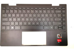 HP Carcasa superioara cu tastatura palmrest Laptop, HP, Envy 13-AY, L95903-031, AM2UT000900 (casehp19-AU0)