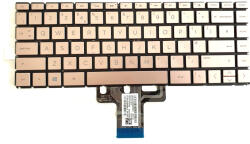 HP Tastatura laptop, HP, Spectre 360 13-AC, 13-AG, 13-AD, 13-AH, 13-AE, 13-BF, 13-AF, 13-AD, 13-W, 9z. necbq. 201, iluminata, gold, us (hp118iusgold)