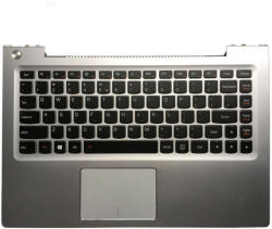 Lenovo Carcasa superioara cu tastatura palmrest Laptop, Lenovo, IdeaPad U330, U330P, U330T, argintie (caselen39silver)