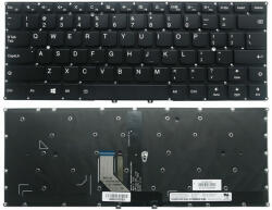 Lenovo Tastatura Laptop, Lenovo, Yoga 910-13, 910-13IKB, iluminata, neagra, us (len102ius)