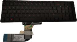 HP Tastatura Laptop, HP, Envy 15-K, 15-K000, M7-K, cu iluminare rosie, layout UK (hp60iukred-AU1)