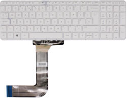 HP Tastatura Laptop, HP, Envy 15-K, 15-K000, M7-K, fara rama, alba, UK (HP60ukwhite-MQ2)