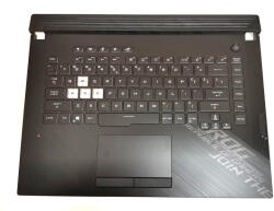 ASUS Carcasa superioara cu tastatura palmrest Laptop, Asus, ROG Strix G15 G512, G512LWS, G512LI, G512LV, G512L, G512LW, G512LU, 90NR0341-R32UIO (caseasus47-AU0)