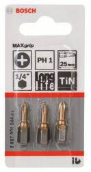 Bosch Max Grip csavarozófej PH 1, 25 mm 3Db. 2607001544 (2607001544)