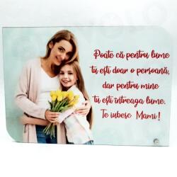 Gravolo Rama foto personalizata, placa MDF personalizata cu fotografie si text (PMDF19X27)