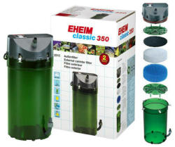 EHEIM Classic 350 külső szűrő (szivacs töltet+duplacsap 350 l-ig620l/h) ***