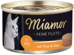 Miamor Feine Filets tuna & cheese tin 100 g