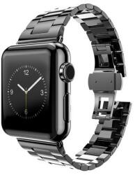 Hoco - Grand series 3 soros vékonyított fém rozsdamentes acél óraszíj Apple Watch 38/40 mm - fekete