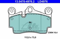 ATE set placute frana, frana disc ATE 13.0470-4976.2 - automobilus