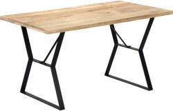 vidaXL Masă de bucătărie, 140 x 80 x 76 cm, lemn masiv de mango (247947)