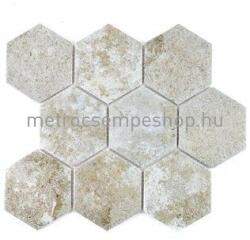 Hexagon hálós kő mozaik