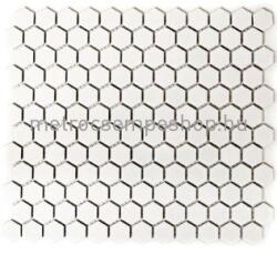 Csempe Hexagon kicsi fehér matt