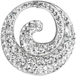 Swarovski elements Pandantiv de argint în formă de spirală cu elemente Swarovski 34186.1 cristal