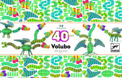 DJECO Set de construit creativ Volubo dragoni, Djeco