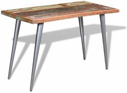 vidaXL tömör újrahasznosított fa étkezőasztal 120 x 60 x 76 cm (244242) - vidaxl